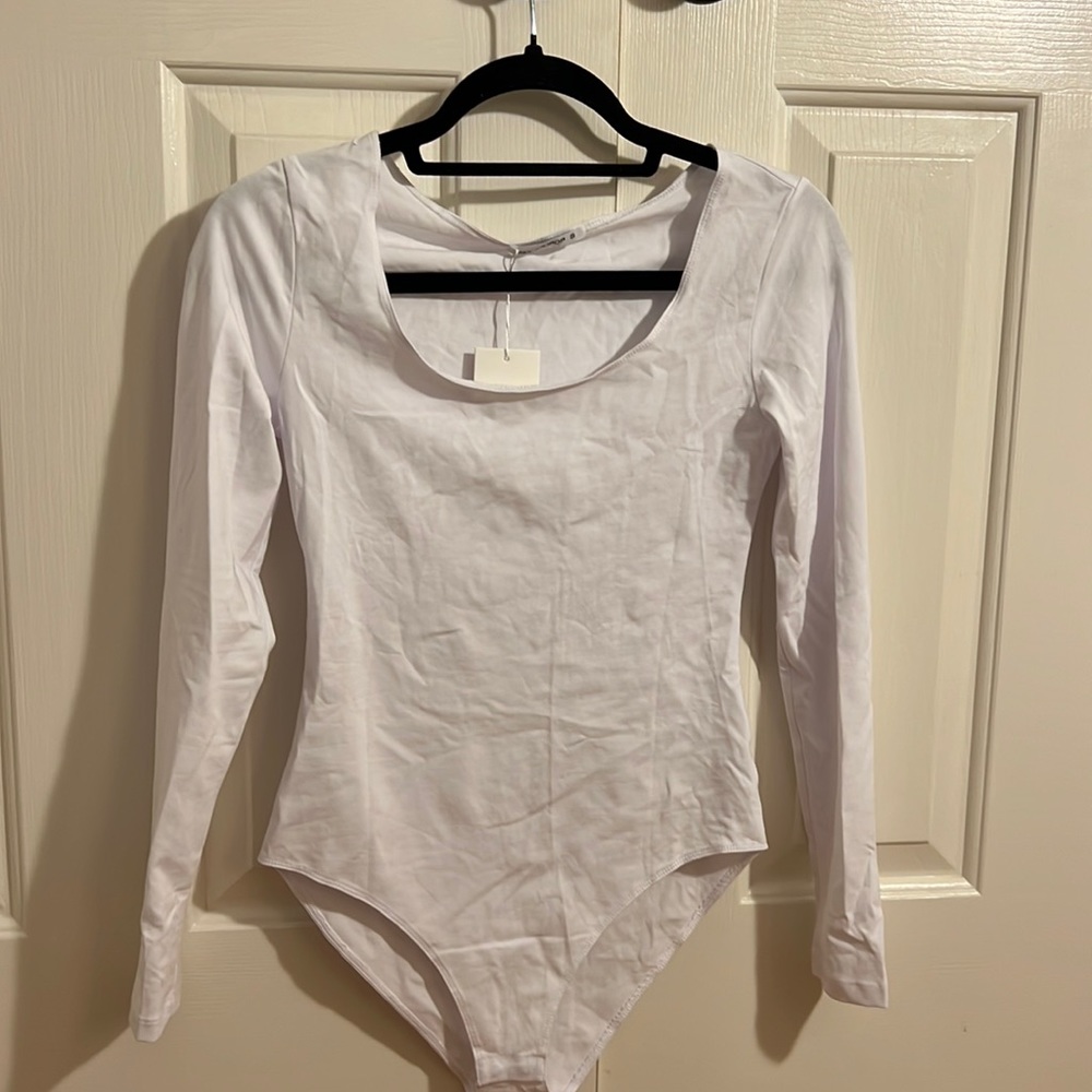 White long sleeve body suit